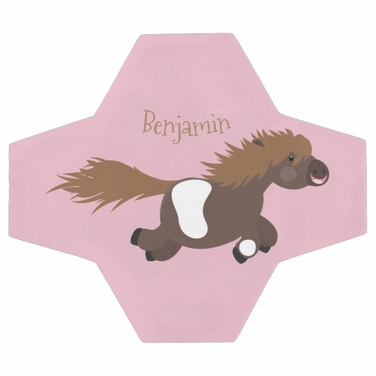 Illustration d'un poney de Shetland mignon (Plat)