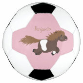 Illustration d'un poney de Shetland mignon (Devant)