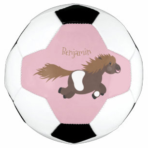 Illustration d'un poney de Shetland mignon