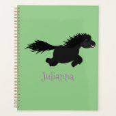 Illustration d'un poney de Shetland mignon (Devant)
