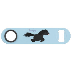 Illustration d'un poney de Shetland mignon