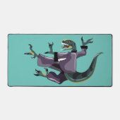 Illustration D'Un Rapteur Qui Fait Du Karaté. (Recto)