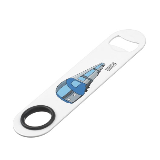 Illustration d'un train électrique (Devant angulaire)