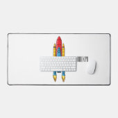 Illustration d'un vaisseau de fusées (Clavier et souris)