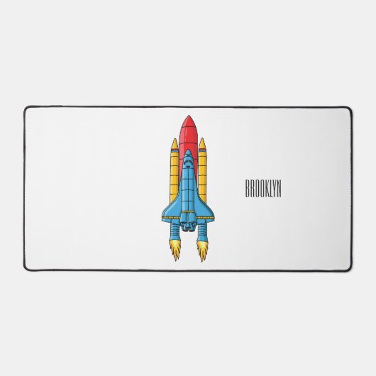 Illustration d'un vaisseau de fusées (Recto)