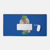 Illustration d'une anteure de pangolin mignonne (Clavier et souris)