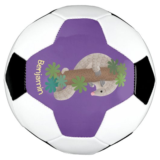 Illustration d'une anteure de pangolin mignonne (Tourné)