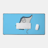 Illustration d'une caricature de poisson stingray (Clavier et souris)