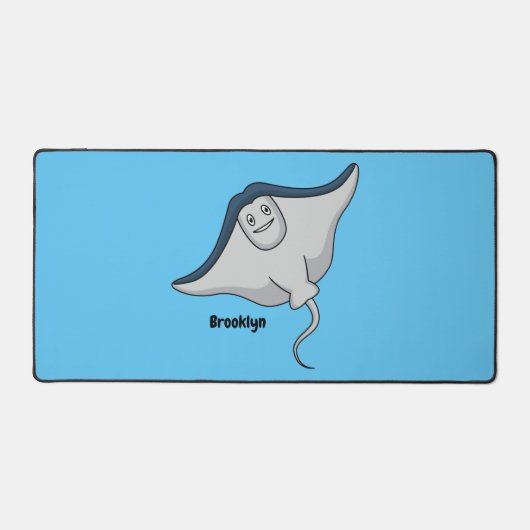 Illustration d'une caricature de poisson stingray (Recto)