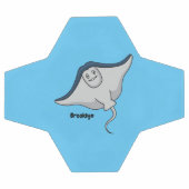 Illustration d'une caricature de poisson stingray (Plat)