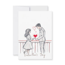 Illustration d'une carte de voeux pour la Saint-Va