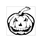 Illustration d'une citrouille maléfique tampon d'a (Impression)