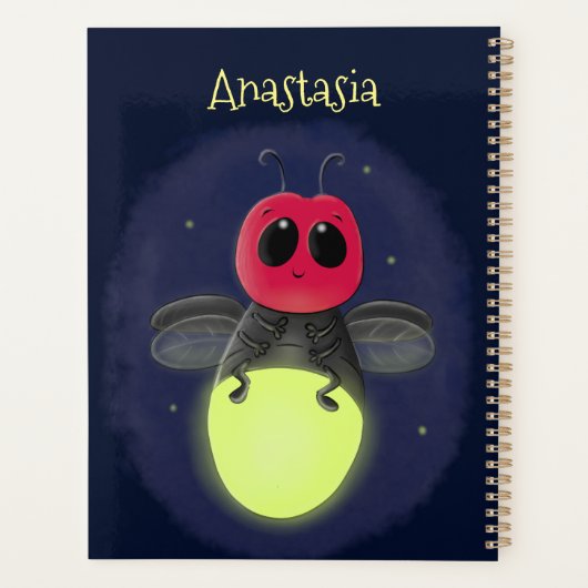 Illustration d'une luciole à éclair mignon (Dos)