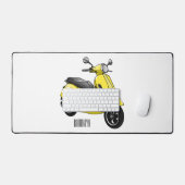 Illustration d'une moto cyclable (Clavier et souris)