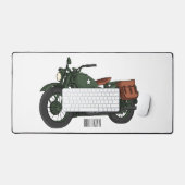 Illustration d'une moto de croiseur militaire (Clavier et souris)