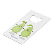 Illustration d'une paire de poires mignonne (Devant Angle)