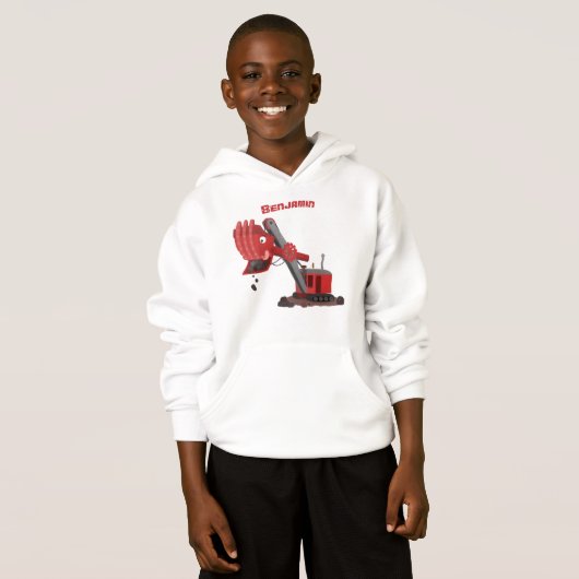 Illustration d'une pelle à vapeur rouge mou (Devant entier)