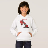 Illustration d'une pelle à vapeur rouge mou (Devant entier)