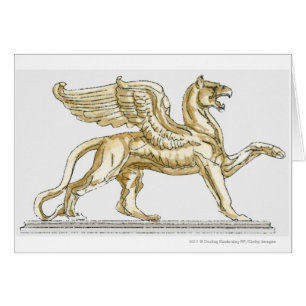 Illustration d'une statue de griffon