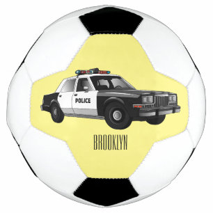 Illustration d'une voiture de police