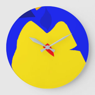 Illustration en forme de fruit Horloge murale