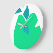 Illustration en forme de fruit Horloge murale (Angle)