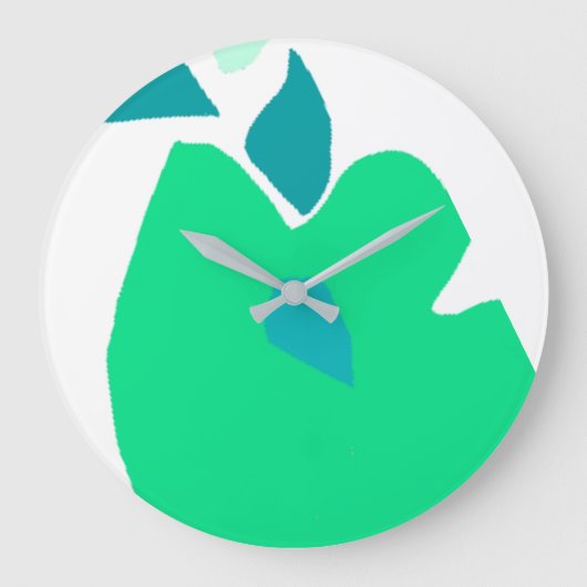 Illustration en forme de fruit Horloge murale (Recto)