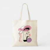 Illustration esthétique féminine - Sac fourre-tout (Dos)