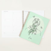 Illustration féminine Abstraite Simple Line Art (Devant avec enveloppe)