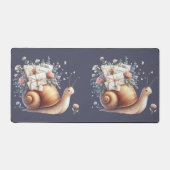 Illustration Floral Pastel du mignon Snail Mail (Recto)