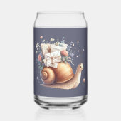 Illustration Floral Pastel du mignon Snail Mail (Verso)