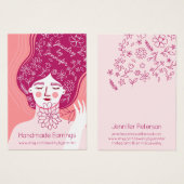 Illustration florale colorée (Devant & derrière)