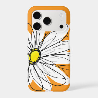 Illustration florale de la marguerite tendance - j