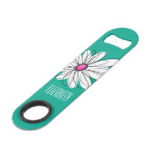 Illustration florale tendance - rose et vert (Devant angulaire)