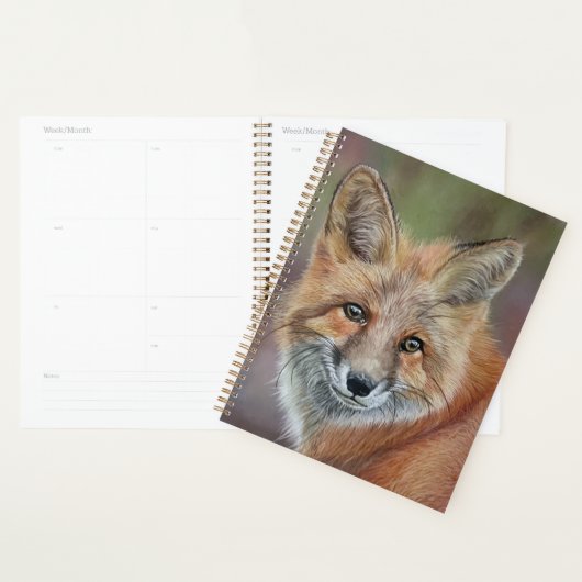 Illustration Fox planificateur quotidien (Devant avec enveloppe)