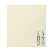  ILLUSTRATION Gardening Tool Pruners Memo Notitieblok (Voorkant)