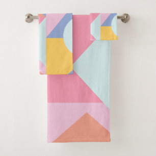 Illustration géométrique colorée mignonne de