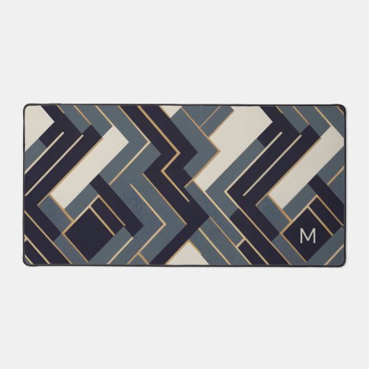 Illustration géométrique en or (Recto)