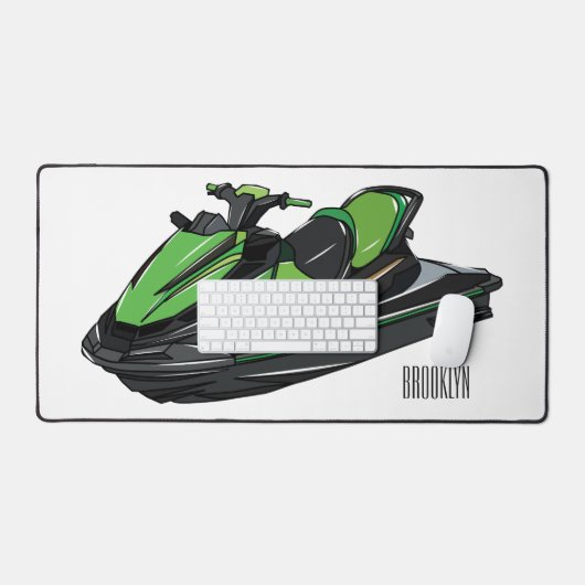 Illustration Jet ski (Clavier et souris)