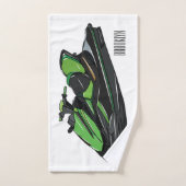 Illustration Jet ski (Serviette à main)