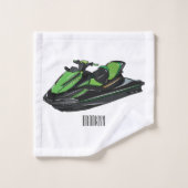 Illustration Jet ski (Gant de toilette)