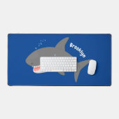 Illustration joyeuse du grand requin blanc (Clavier et souris)