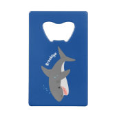 Illustration joyeuse du grand requin blanc (Dos)