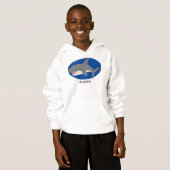 Illustration joyeuse du grand requin blanc (Devant entier)