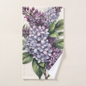Illustration Lilacs Purple Lilac Bush (Serviette à main)