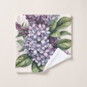 Illustration Lilacs Purple Lilac Bush (Gant de toilette)