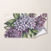 Illustration Lilacs Purple Lilac Bush (Serviette à main)