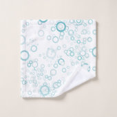 Illustration lunatique et adorable d'hippocampe (Gant de toilette)