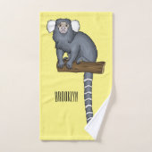 Illustration marmoset commune (Serviette à main)