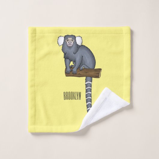 Illustration marmoset commune (Gant de toilette)